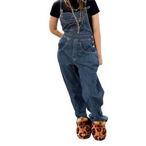 Stylish Denim Women's Overalls